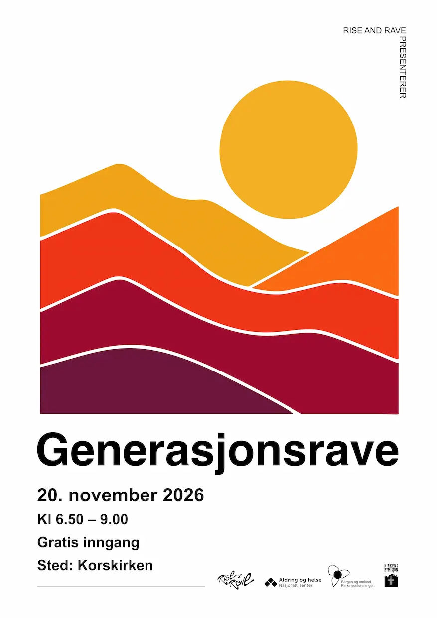 Poster of Rise and Rave event on the 20. november 2026